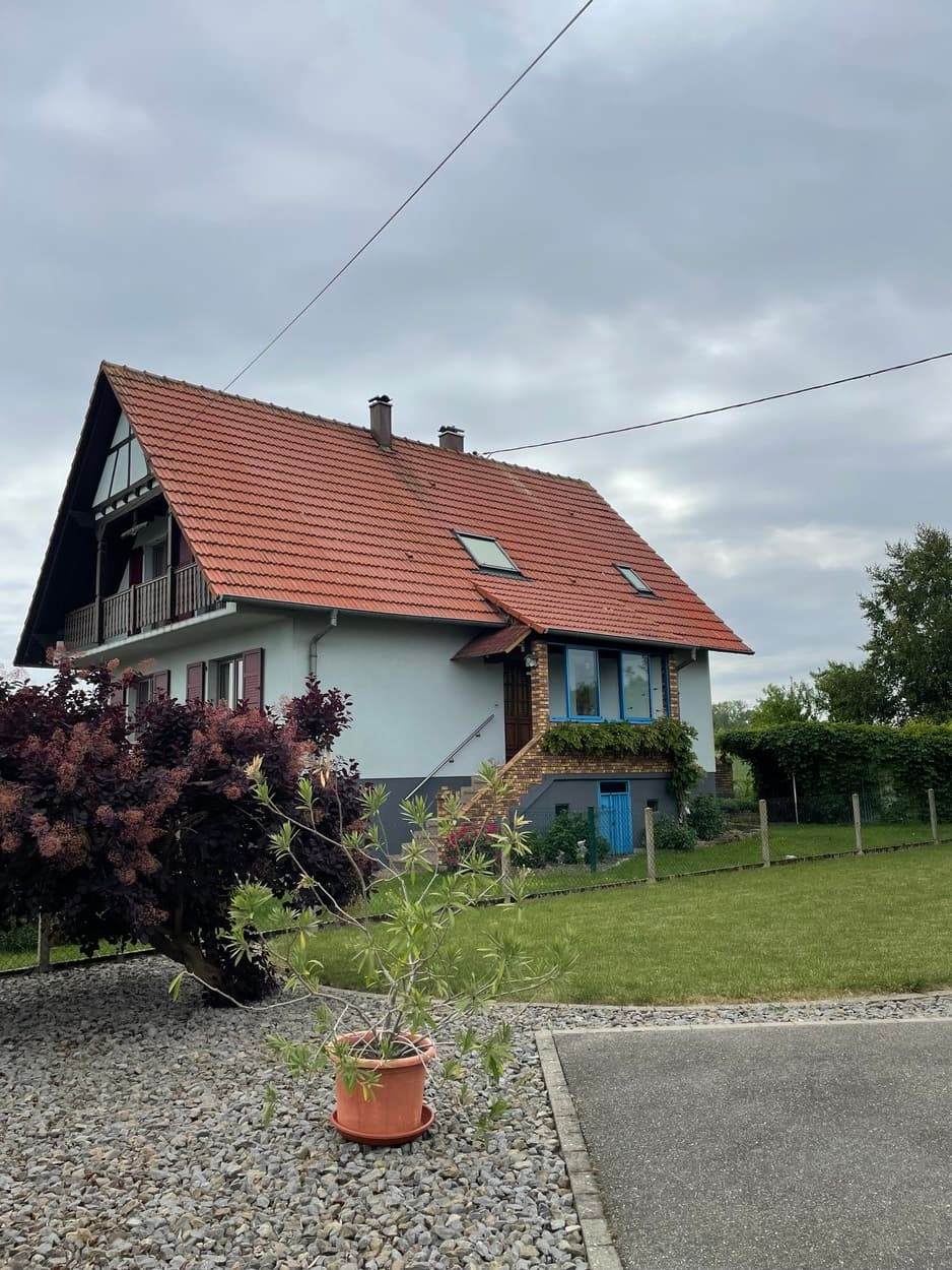 Maison en Alsace avec toiture renovee