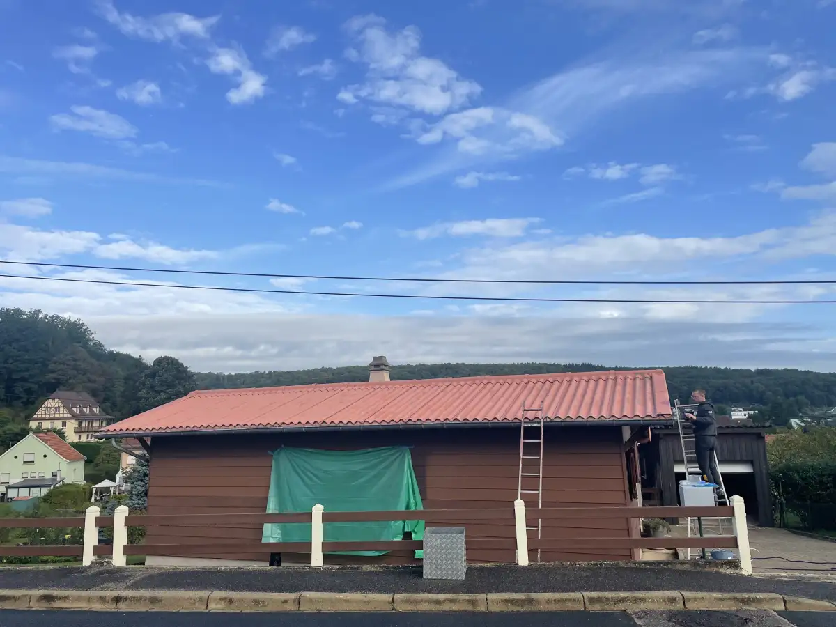 Dégrisage de bois extérieur à Oberhausbergen